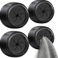 No Drill Plastic Towel Robe Hooks Round Wall Hooks Bathroom Kitchen Organizer