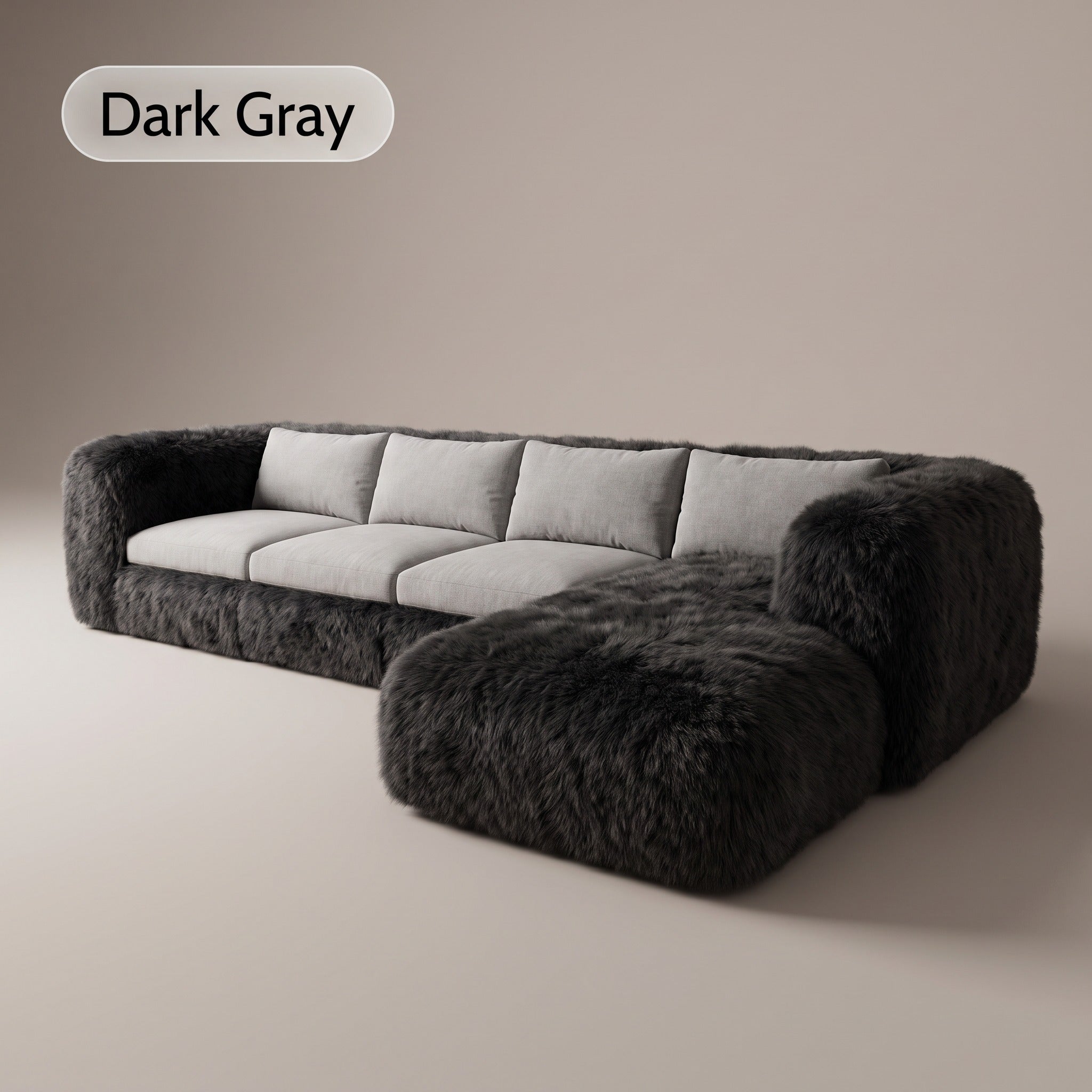 Luxury Gorilla Sculpture Sectional Sofa for Living Room