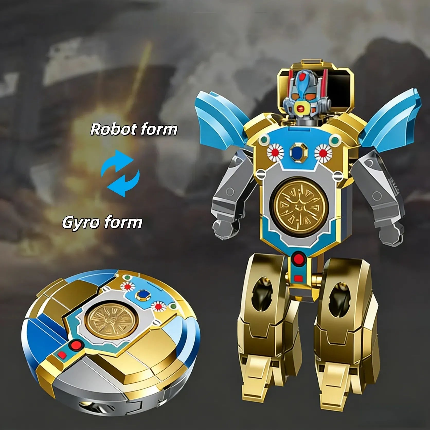 Robot Transform Fidget Finger Spinner: Mech & DinosaurDual Editions!