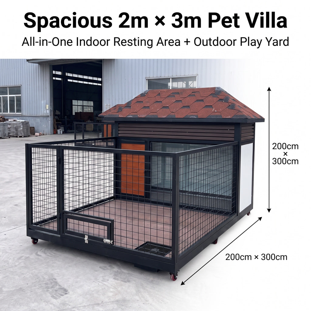 Large Outdoor Dog Kennel