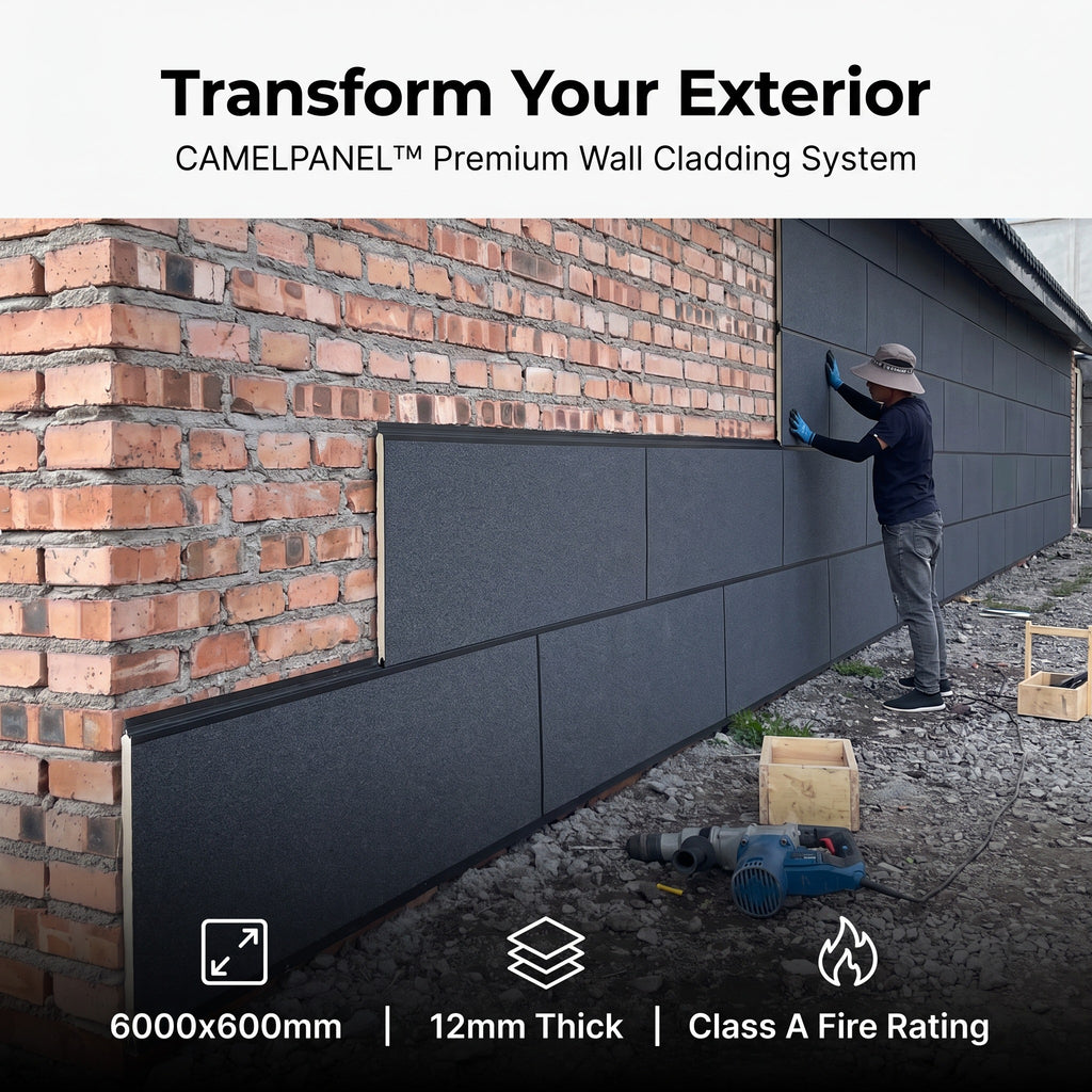 Insulated Wall Cladding System Weatherproof Exterior Decor Panels