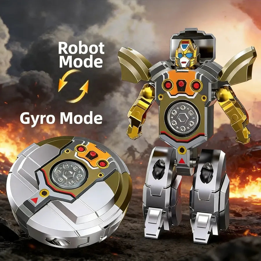 Robot Transform Fidget Finger Spinner: Mech & DinosaurDual Editions!