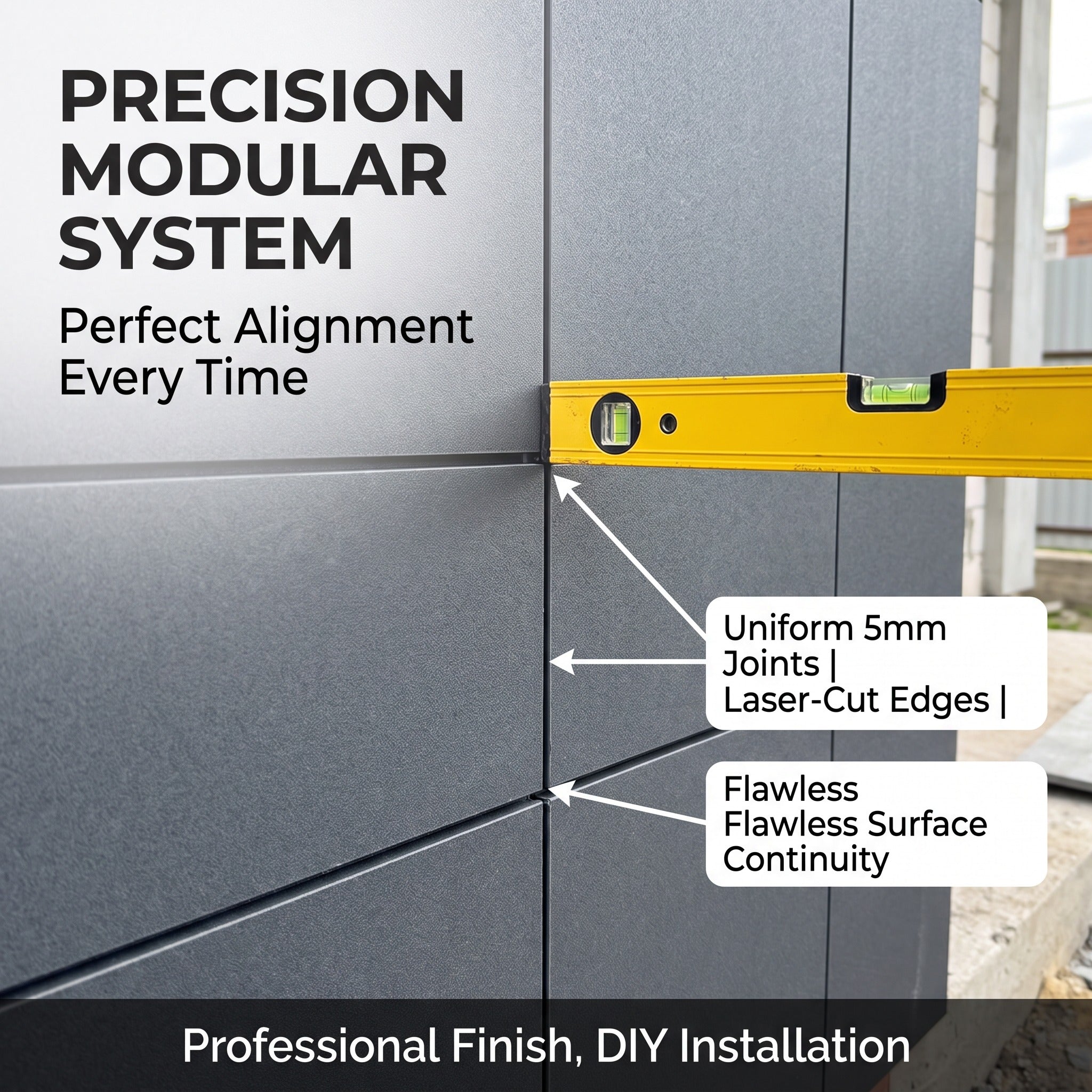 Insulated Wall Cladding System Weatherproof Exterior Decor Panels