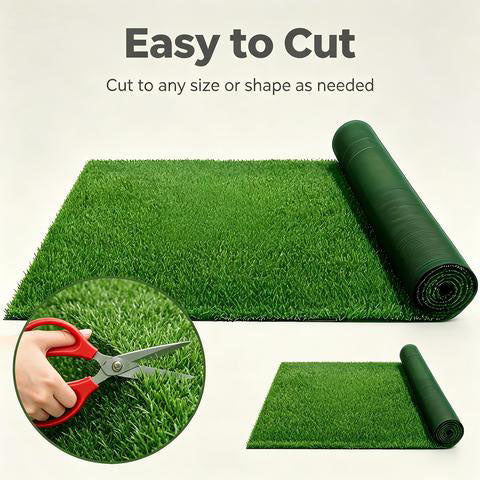 Custom Cut Waterproof Artificial Grass for Patio Roof Pet Yard