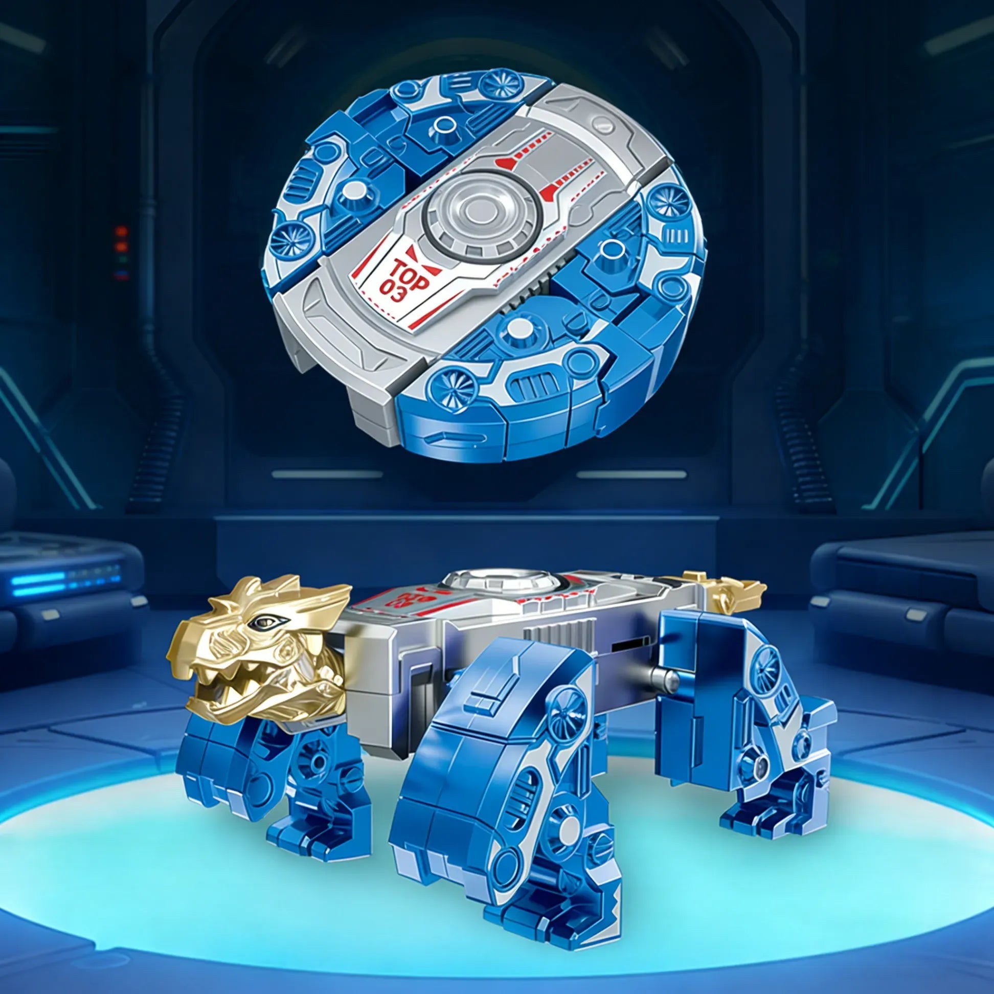 Robot Transform Fidget Finger Spinner: Mech & DinosaurDual Editions!