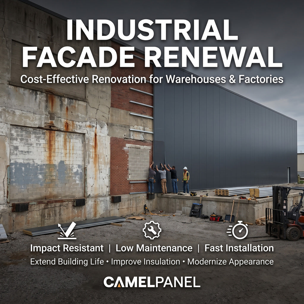 Insulated Wall Cladding System Weatherproof Exterior Decor Panels
