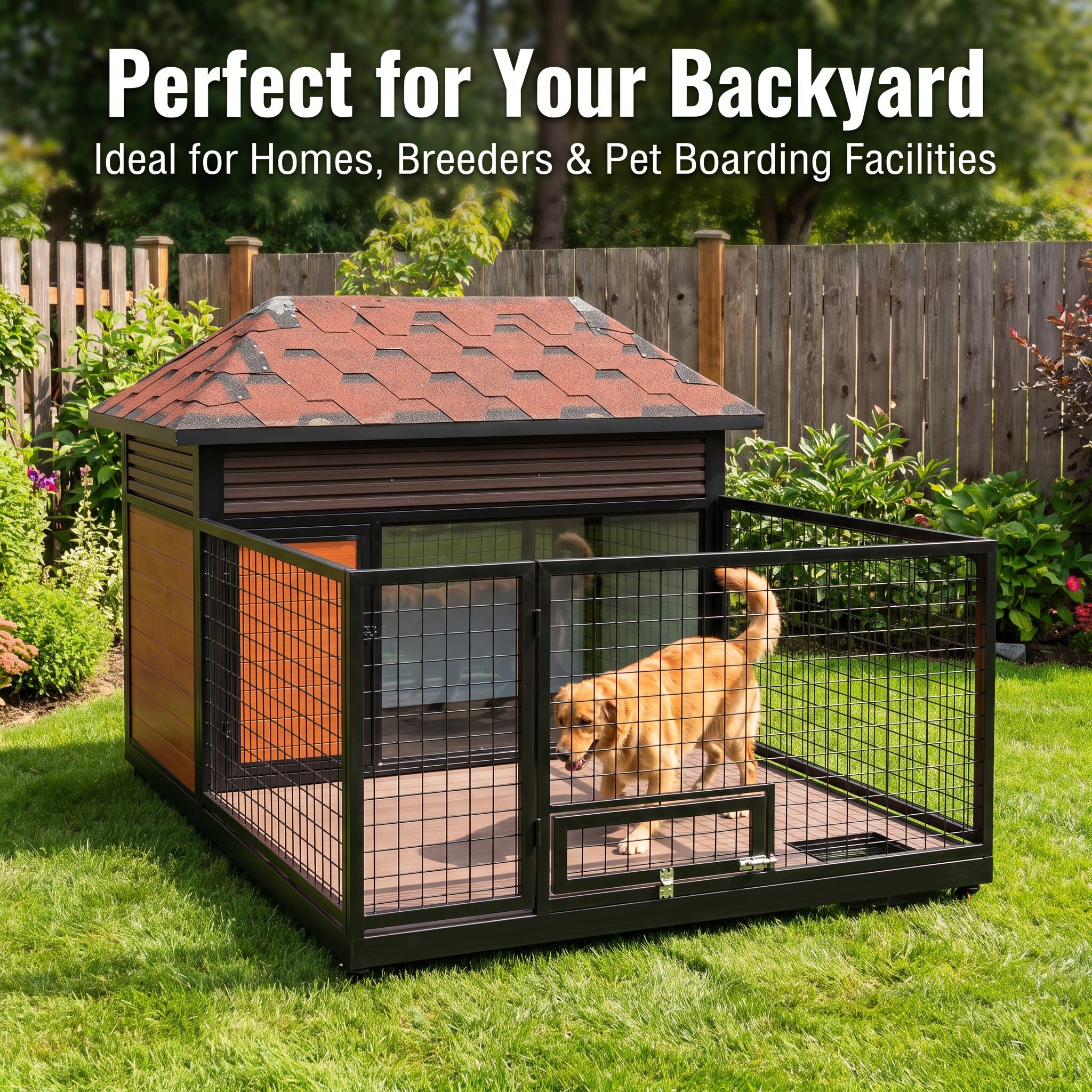 Large Outdoor Dog Kennel
