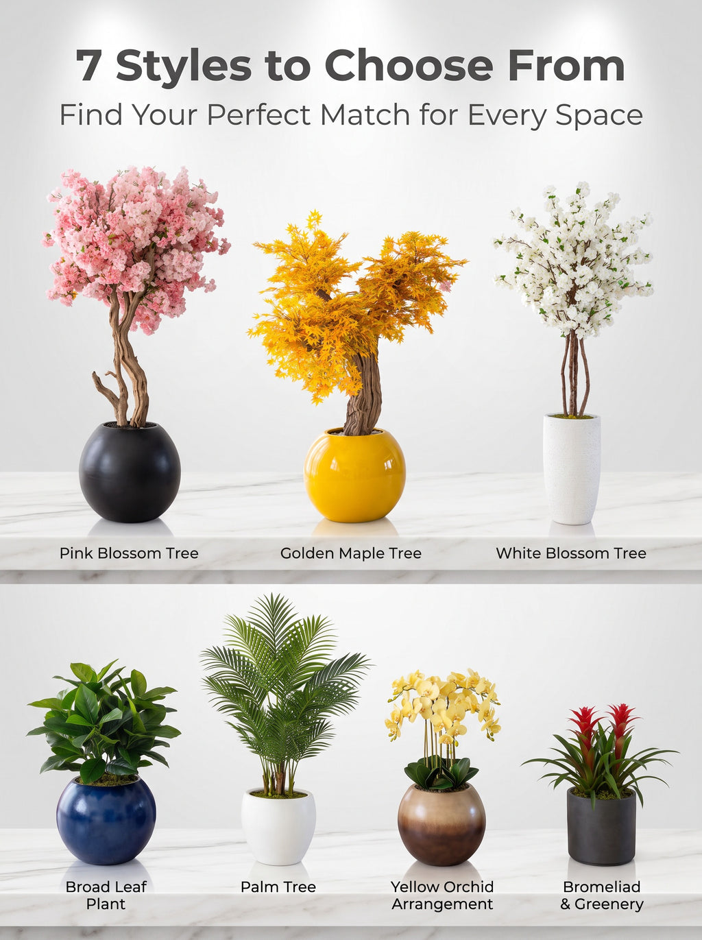 Large Floor-standing Artificial Tree Decor
