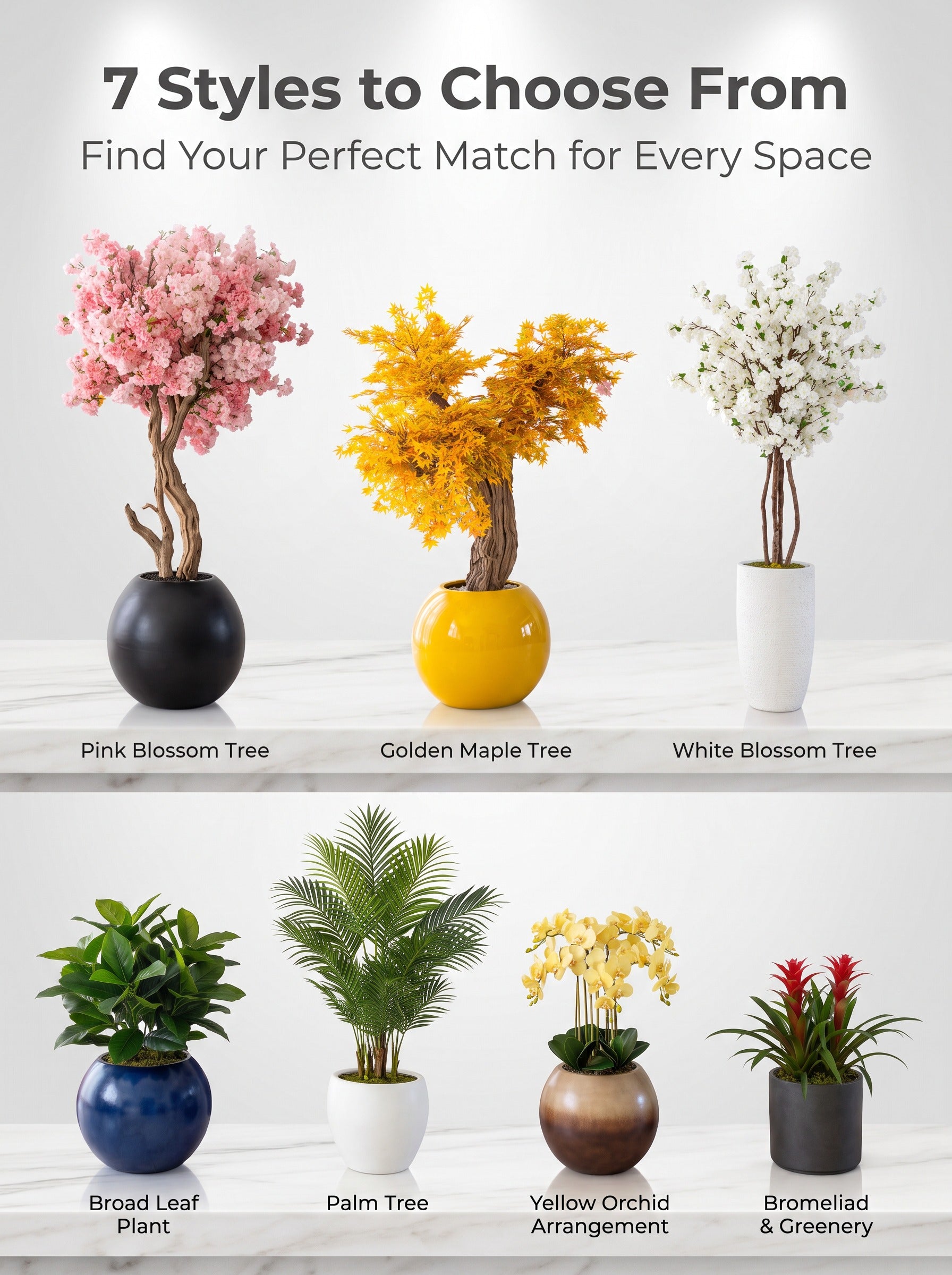 Large Floor-standing Artificial Tree Decor
