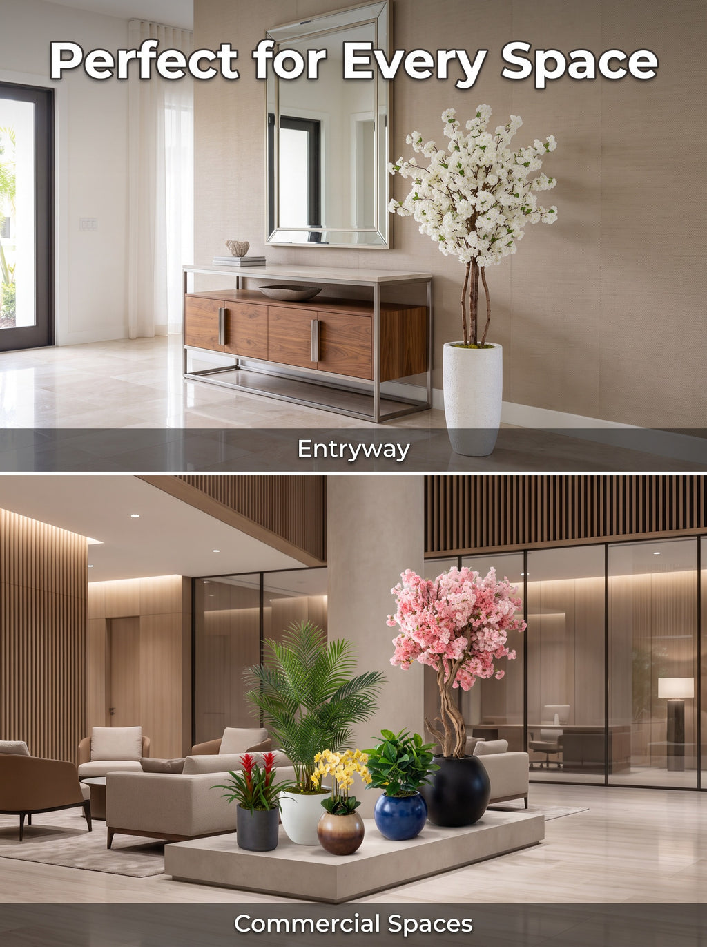 Large Floor-standing Artificial Tree Decor