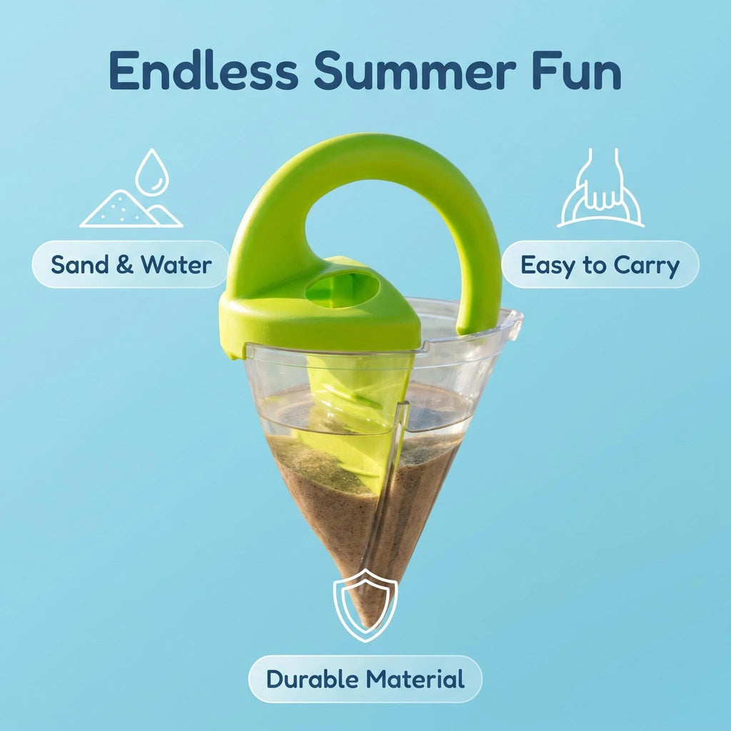Durable Plastic Sand Scoop Holiday Beach Toy for Children