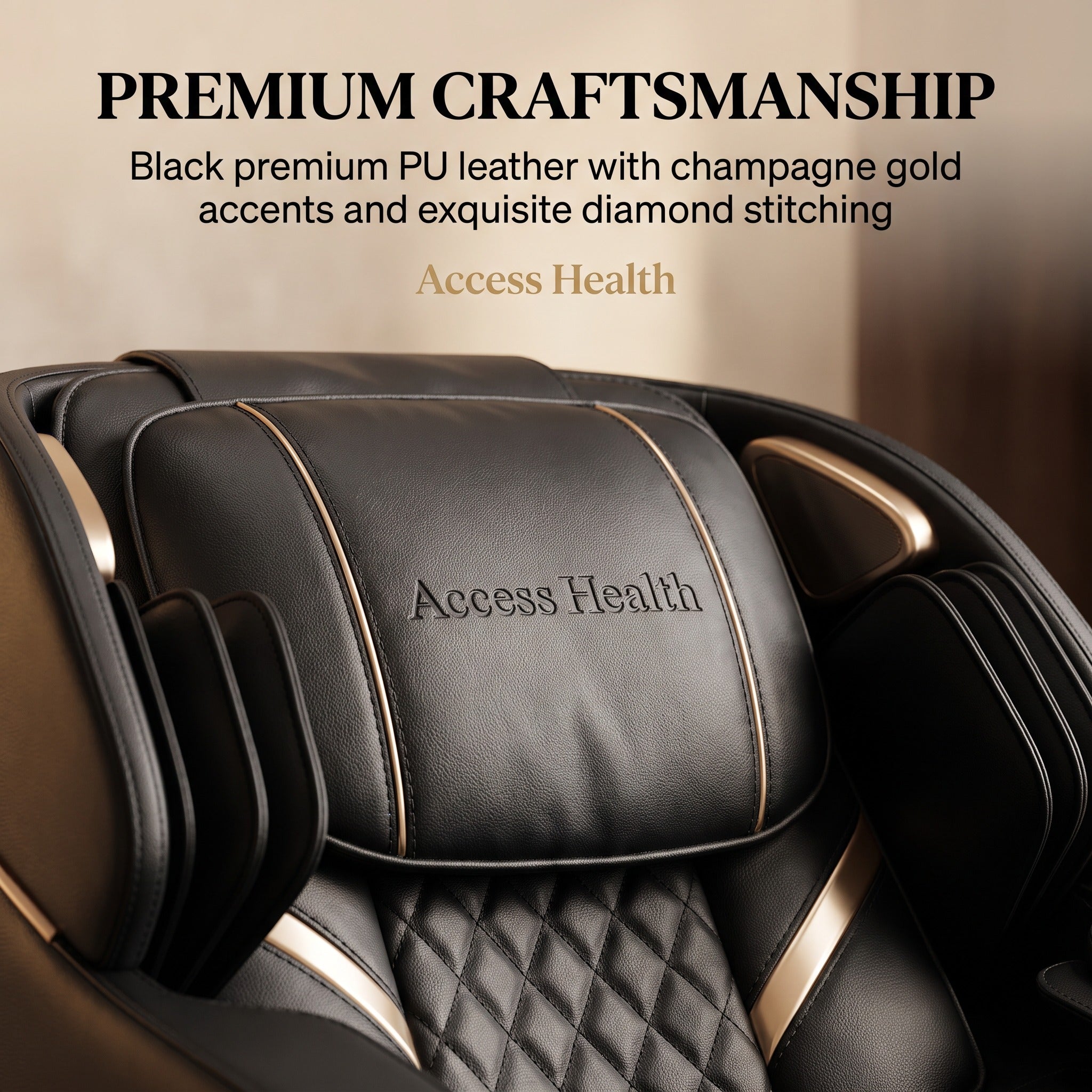 Zero Gravity Full Body Massage Chair Heat Therapy Airbag Massage PU Leather Home Recliner