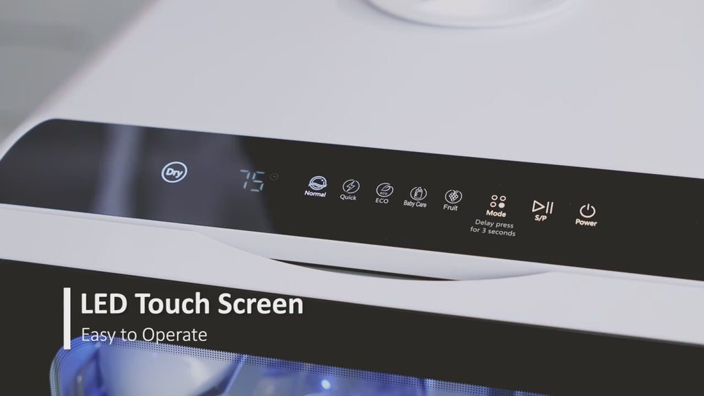 Modern Desktop Dishwasher for Stylish Home Kitchen Daily Cleaning